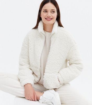 new look teddy jacket