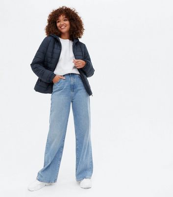 new look navy jacket