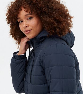 navy puffer jacket