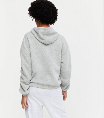 Pink Vanilla Grey Ruched Puff Sleeve 