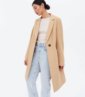 beige coat long