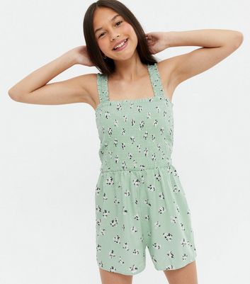 light green playsuit