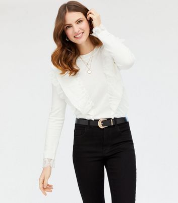 Frill hot sale trim jumper