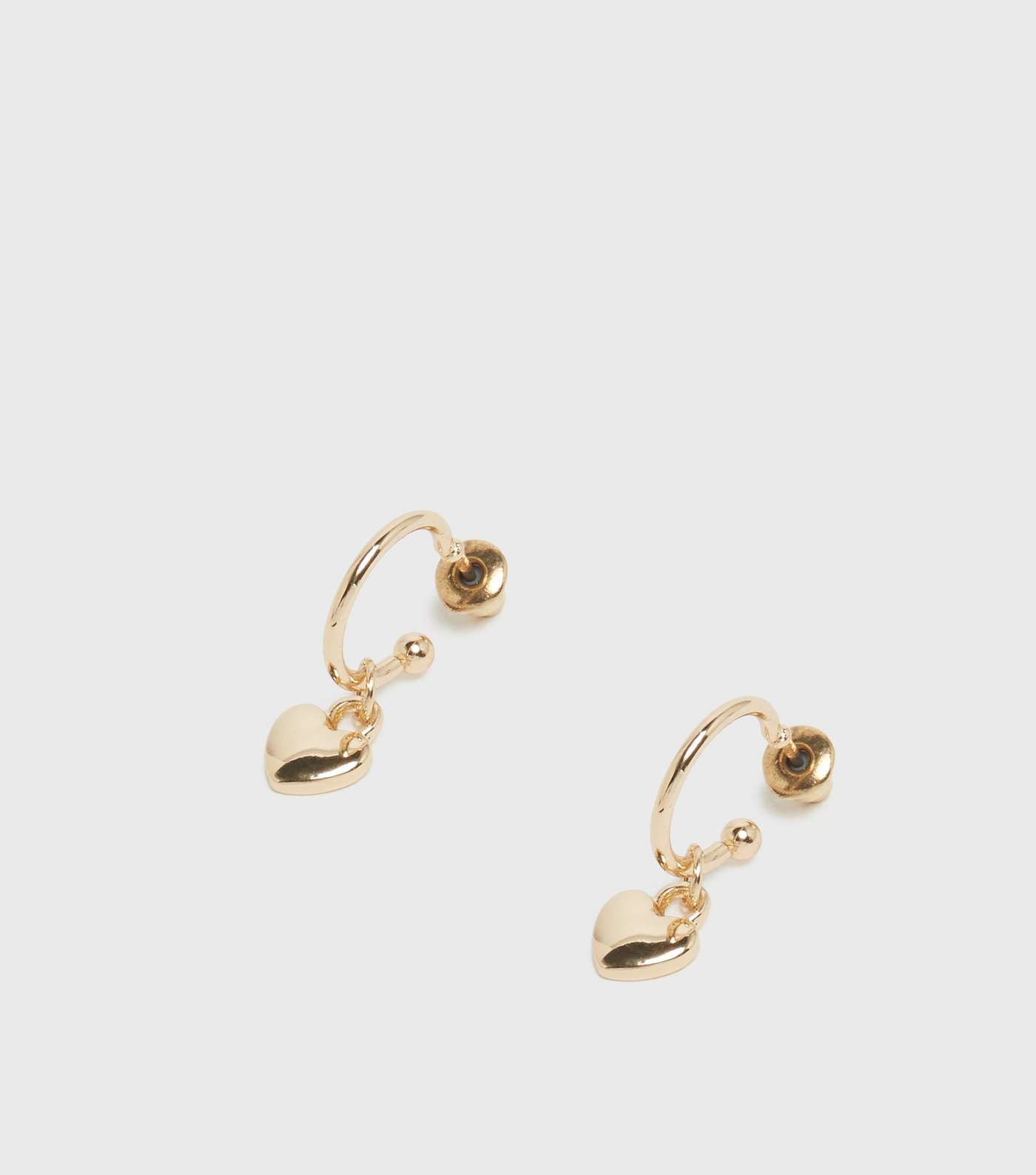 Gold Gal Pal Heart Drop Earrings Image 3