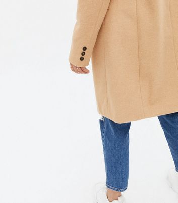 camel wool coat petite