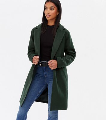 dark green coat