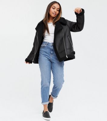 new look aviator jacket petite