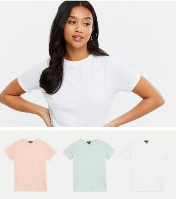 Petite 3 Pack White Pink and Light 