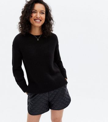 Black Crew Neck Jumper New Look