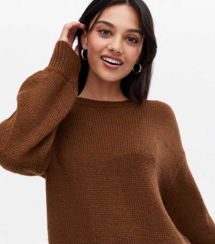 Rust Crew Neck Jumper | New Look