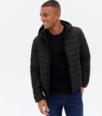 New Look longline puffer vest in black | ASOS