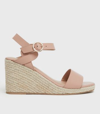 Pink wedges cheap new look