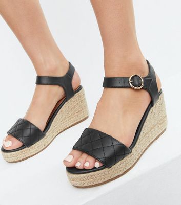 espadrille wedge slides