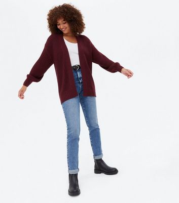 Maroon Long Cardigan PW2913 – Stylo Global