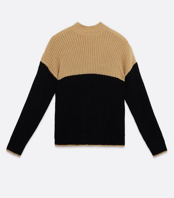 new look brown jumper