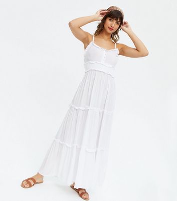 new look tiered maxi dress