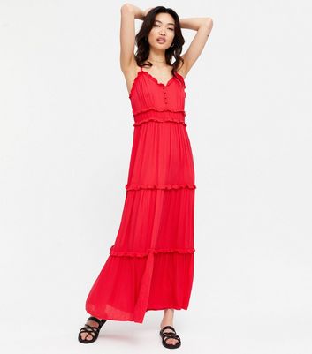 new look tiered maxi dress