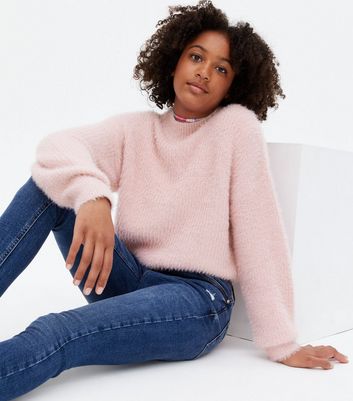 ribbed knitted jumper