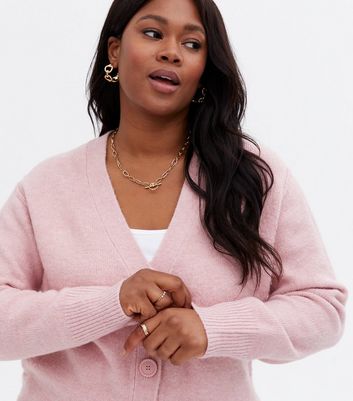 Pale pink store cardigan plus size