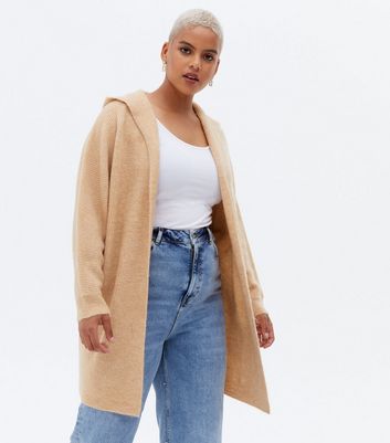 Curves Camel Batwing Long Hooded 