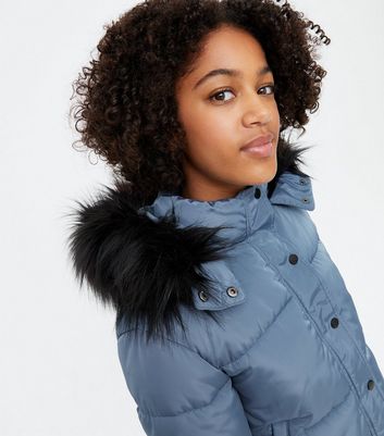 Girls blue outlet coat