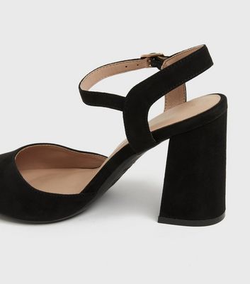 one inch block heel