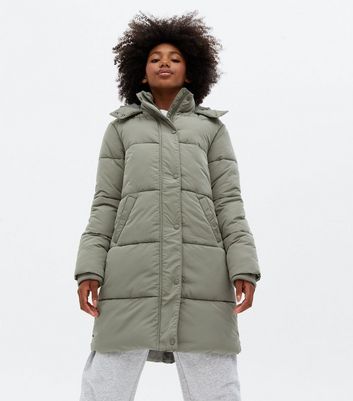 new look long puffer coat