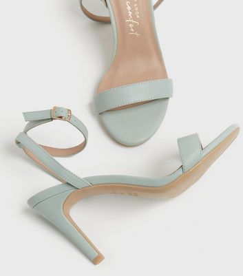 new look mint green heels