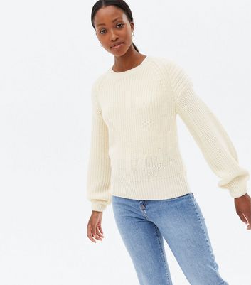 Cream 2025 ribbed jumper