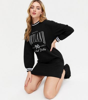 Standard Logo Sweatshirt Dress