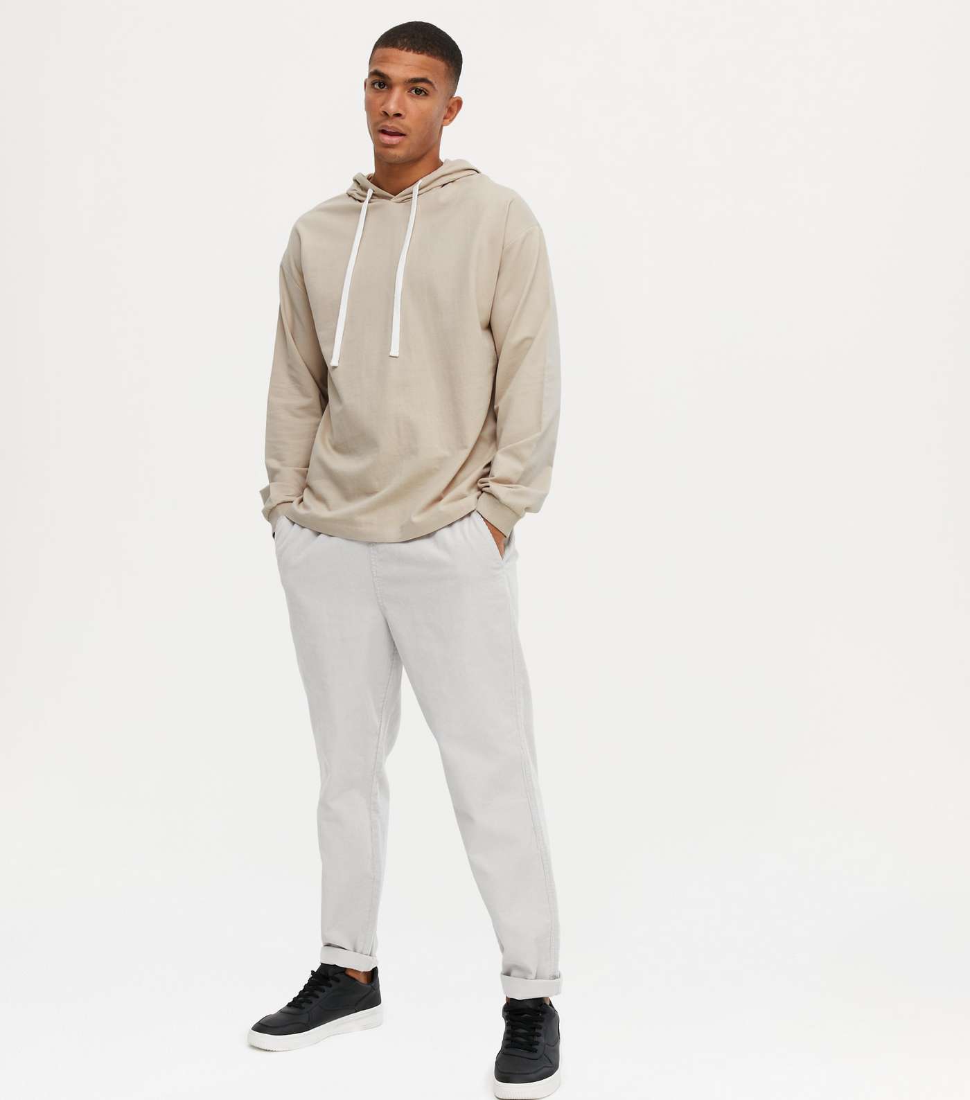 Stone Slouch Fit Hoodie Image 2