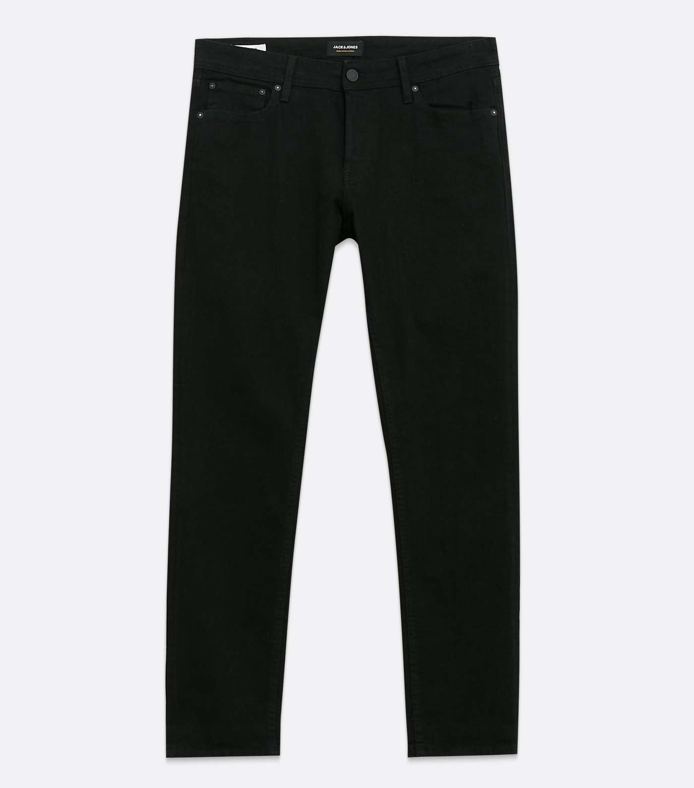 Jack & Jones Black Dark Wash Slim Fit Jeans Image 5