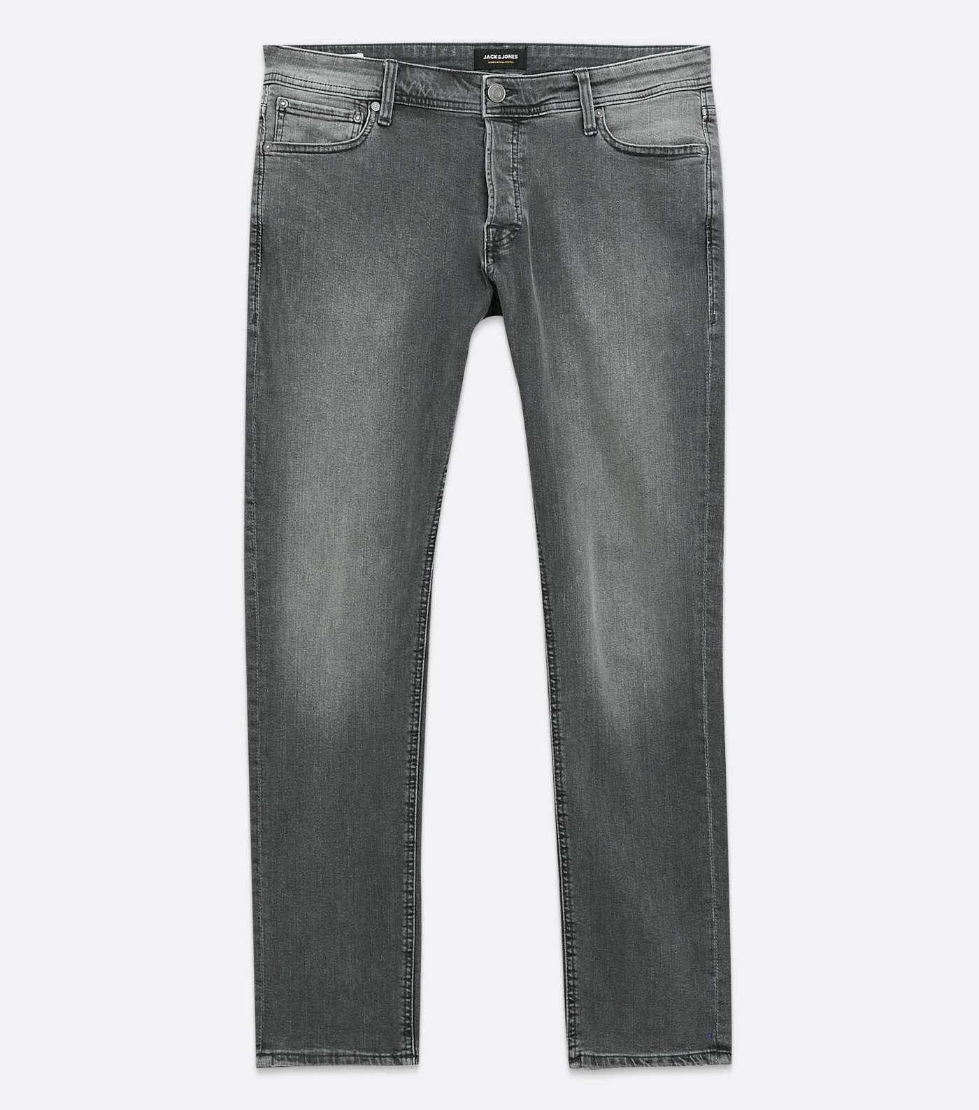 Jack & Jones Dark Grey Slim Fit Jeans Image 5