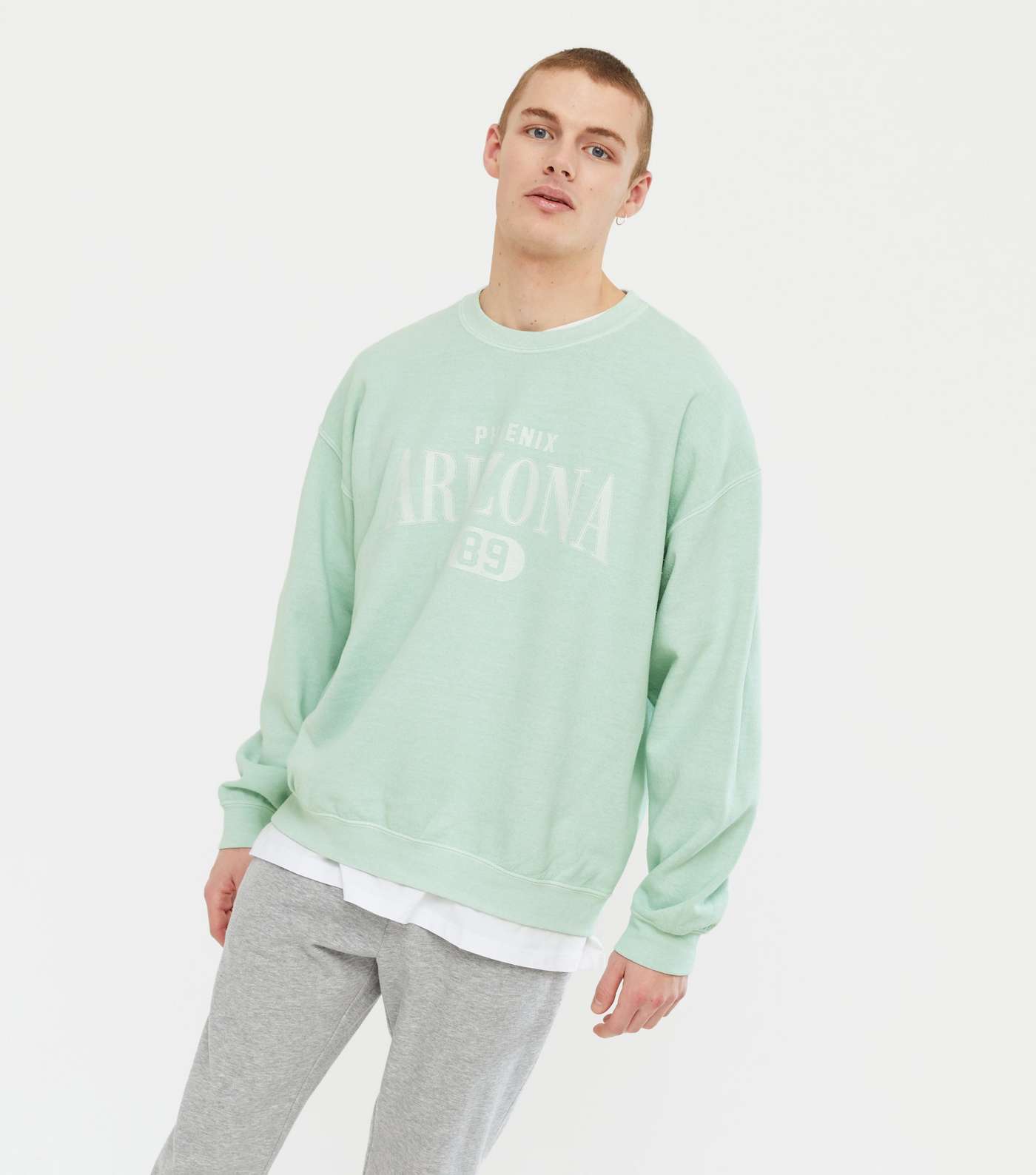 Mint Green Overdyed Arizona Logo Sweatshirt