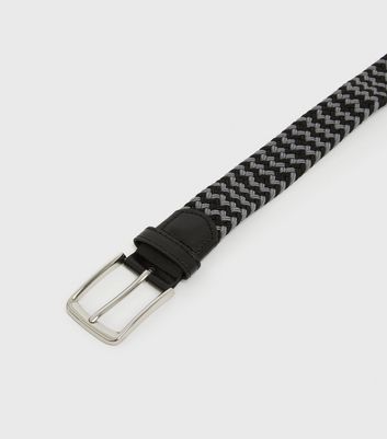 grey elastic belt