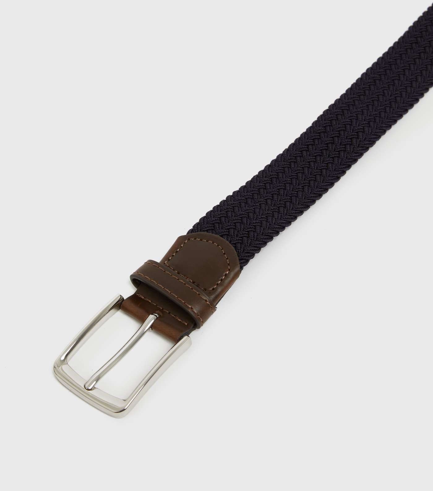 Navy Elastic Woven Belt Image 3