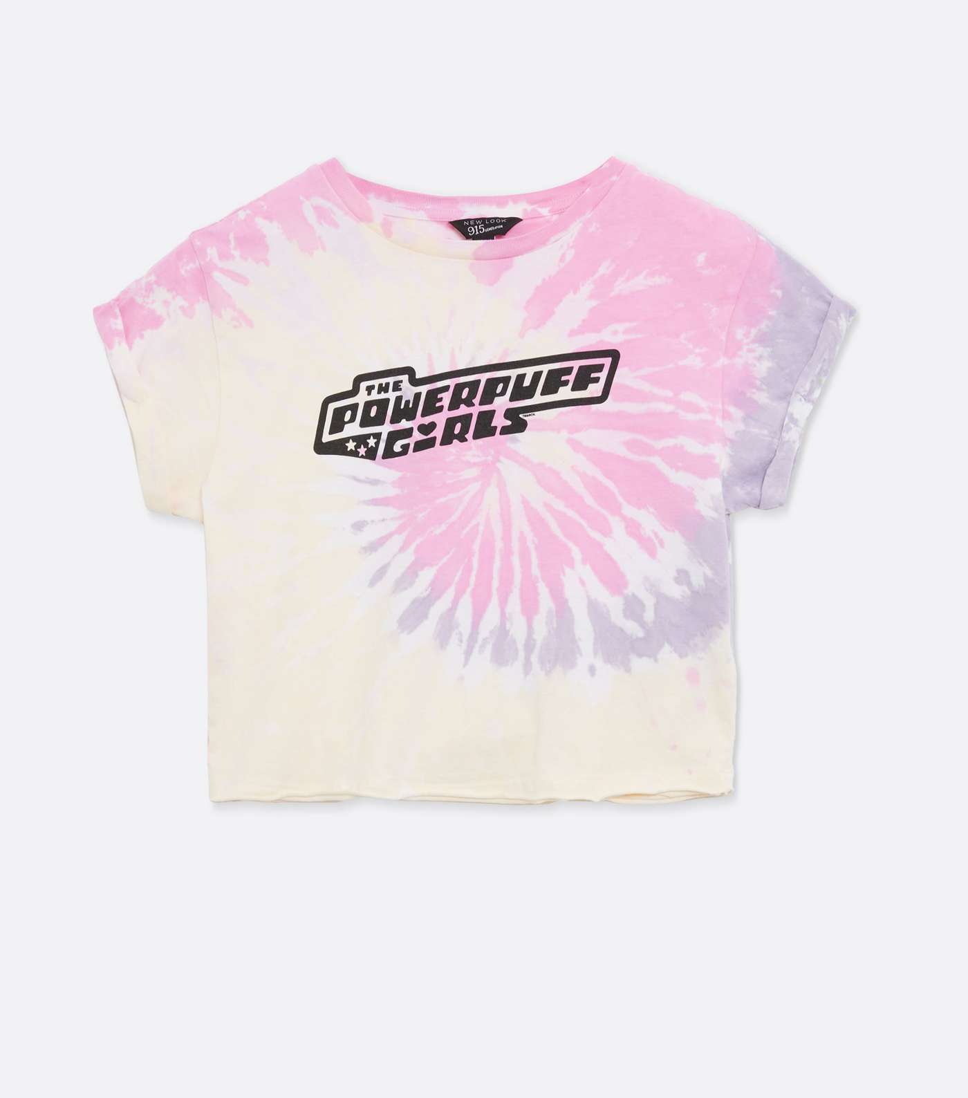 Girls Multicoloured Tie Dye Powerpuff Girls Logo T-Shirt  Image 5