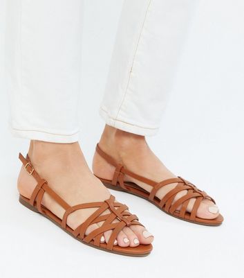 tan slingback