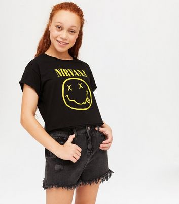 Nirvana t shirt girl sale