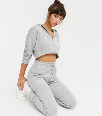 Pink Vanilla Grey Straight Leg Joggers 