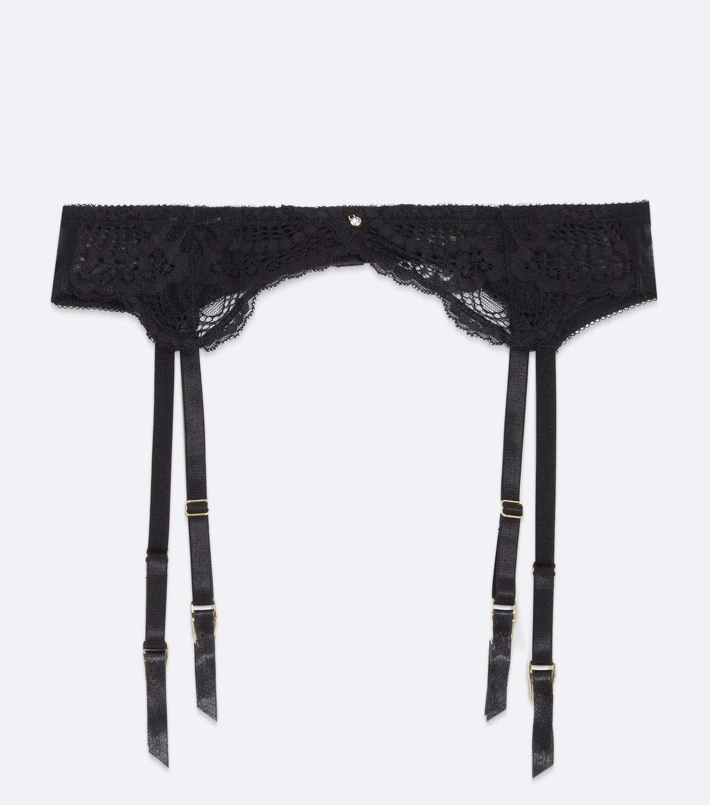 Black Lace Suspender Belt Image 5