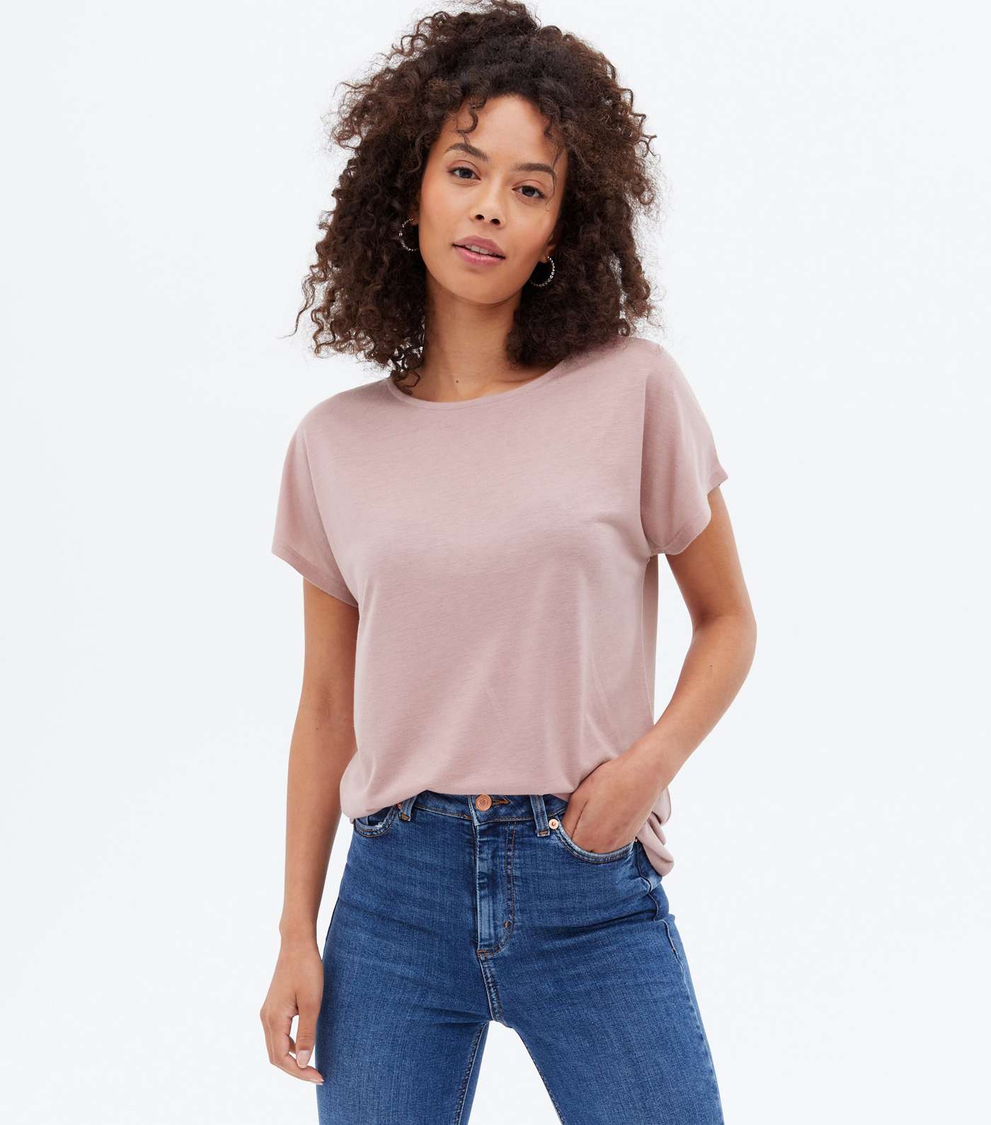 Tall Deep Pink Long T-Shirt