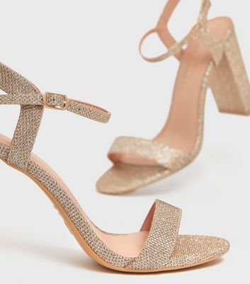 New look clearance gold heel