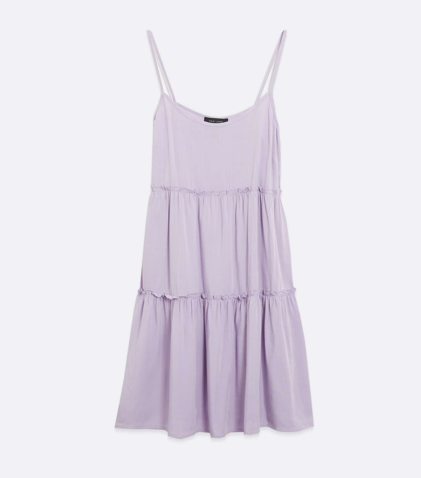Lilac Strappy Tiered Sundress Image 5