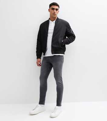 Black Washed Skinny Jeans