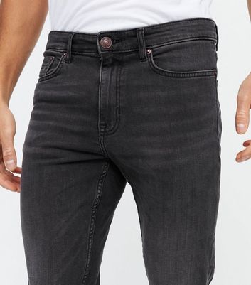 shop for Men's Black Washed Skinny Jeans New Look at Shopo