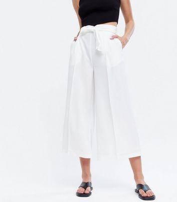 Buy Women OffWhite Regular Fit Cropped Trousers online  Looksgudin