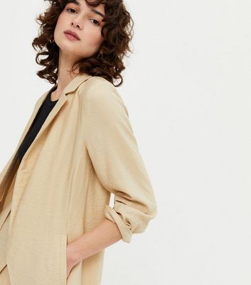 lightweight wrap blazer