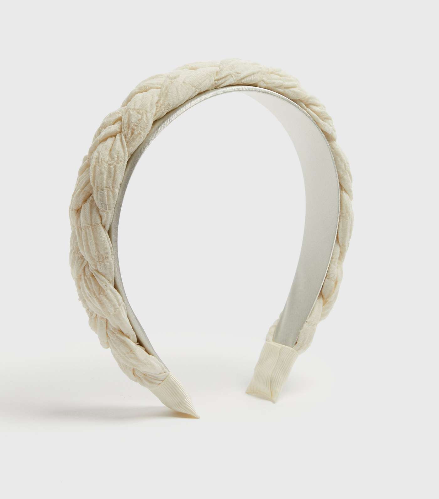 Cream Plaited Headband