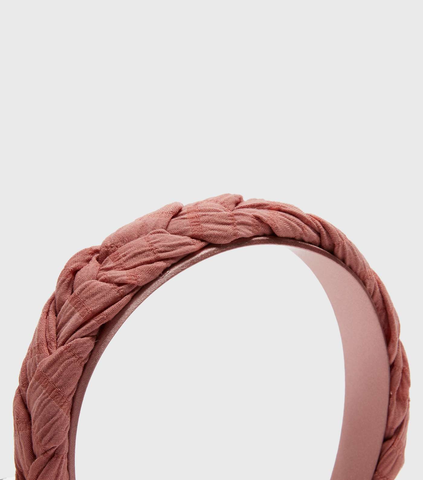 Deep Pink Plaited Headband Image 2